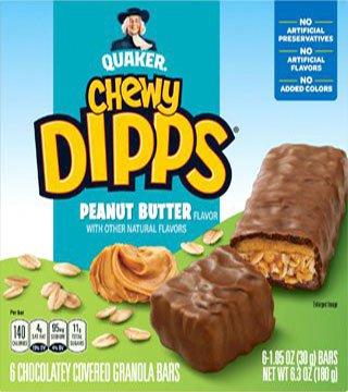 Quaker® Chewy Dipps Granola Bars - Peanut Butter package