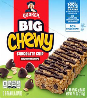 Quaker® Big Chewy® Granola Bars - Chocolate Chip package