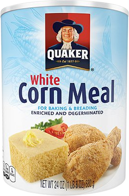 Quaker® - White Corn Meal package