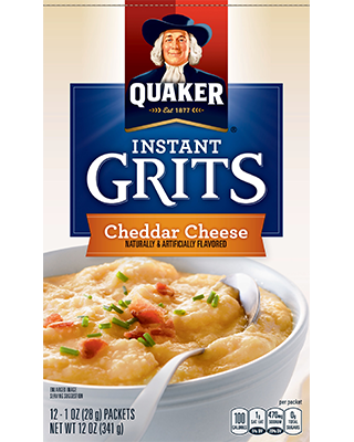 Quaker® Instant Grits - Cheddar Cheese Flavor package