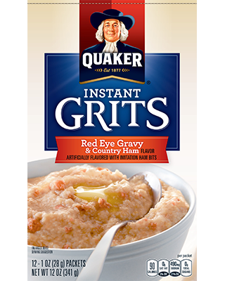 Quaker® Instant Grits - Red Eye Gravy and Country Ham Flavor package