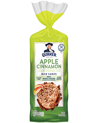 Quaker® Rice Cakes - Apple Cinnamon package
