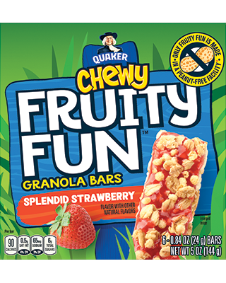 Quaker® Chewy Fruity Fun™ - Splendid Strawberry package