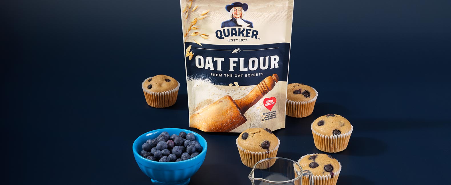 100 Oat Flour Blueberry Muffins Recipe Quaker Oats