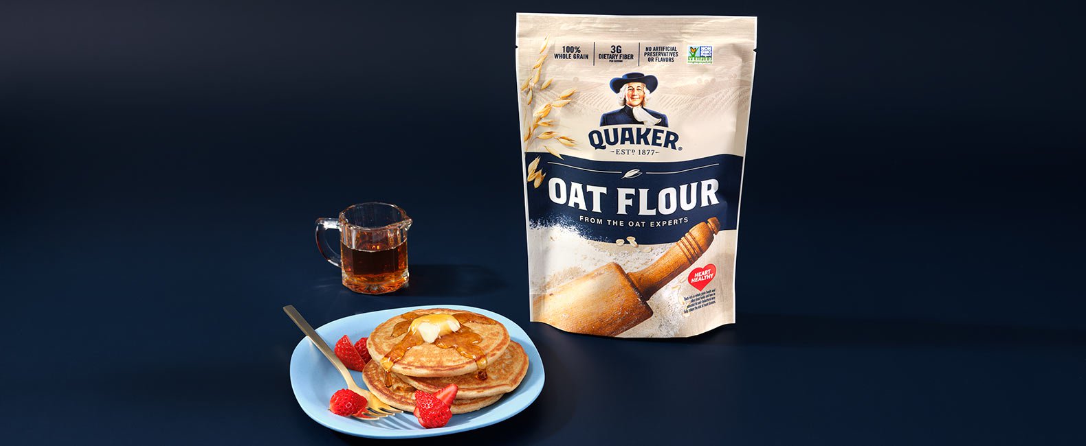 Oat Flour Pancakes Recipe Quaker Oats