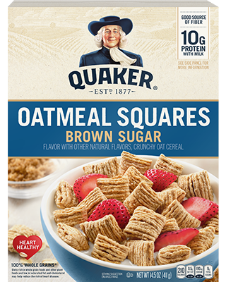 Quaker® Oatmeal Squares - Brown Sugar package