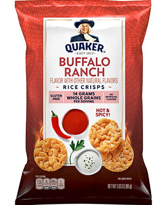 Quaker® Rice Crisps - Buffalo Ranch package