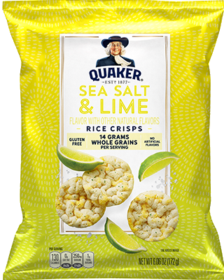 Quaker® Rice Crisps - Sea Salt & Lime package