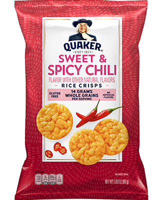 Quaker® Rice Crisps - Sweet & Spicy Chili package
