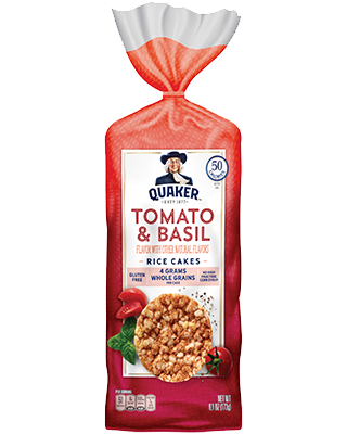 Quaker® Rice Cakes - Tomato & Basil package
