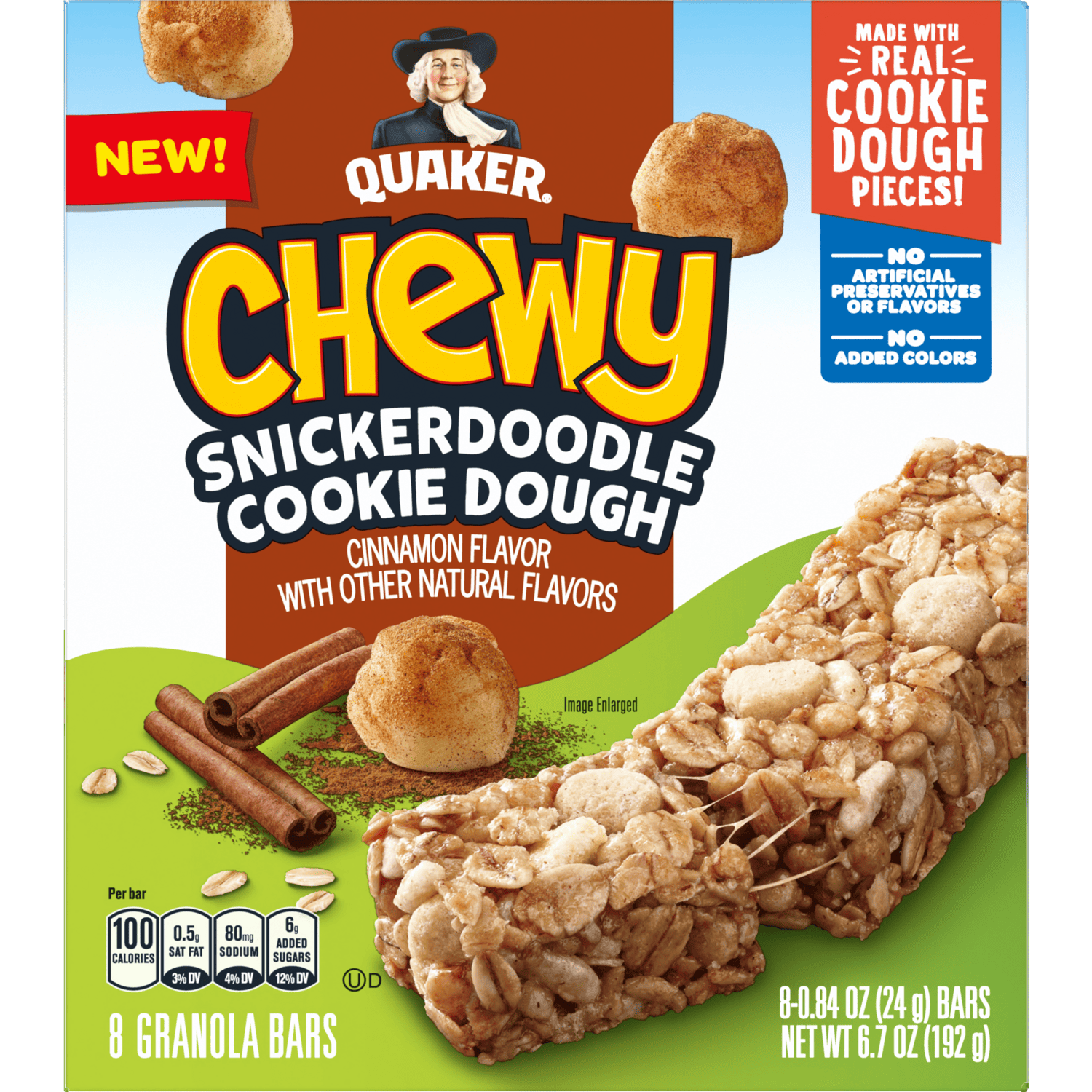 Quaker® Chewy Snickerdoodle Cookie Dough
