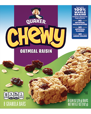 Quaker® Chewy Granola Bars - Oatmeal Raisin