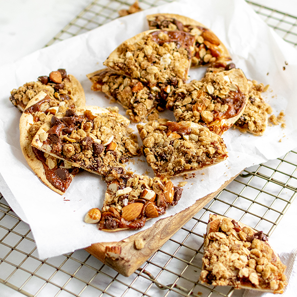 Recipe Chocolate Chip Dulce de Leche Dessert Nachos