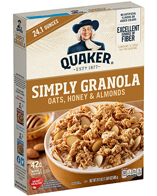 Quaker® Simply Granola - Oats, Honey & Almonds 
