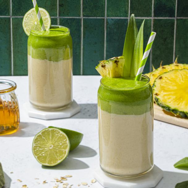 Recipe Pineapple Lime Green Smoothie