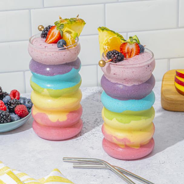Recipe Rainbow Oat Smoothie
