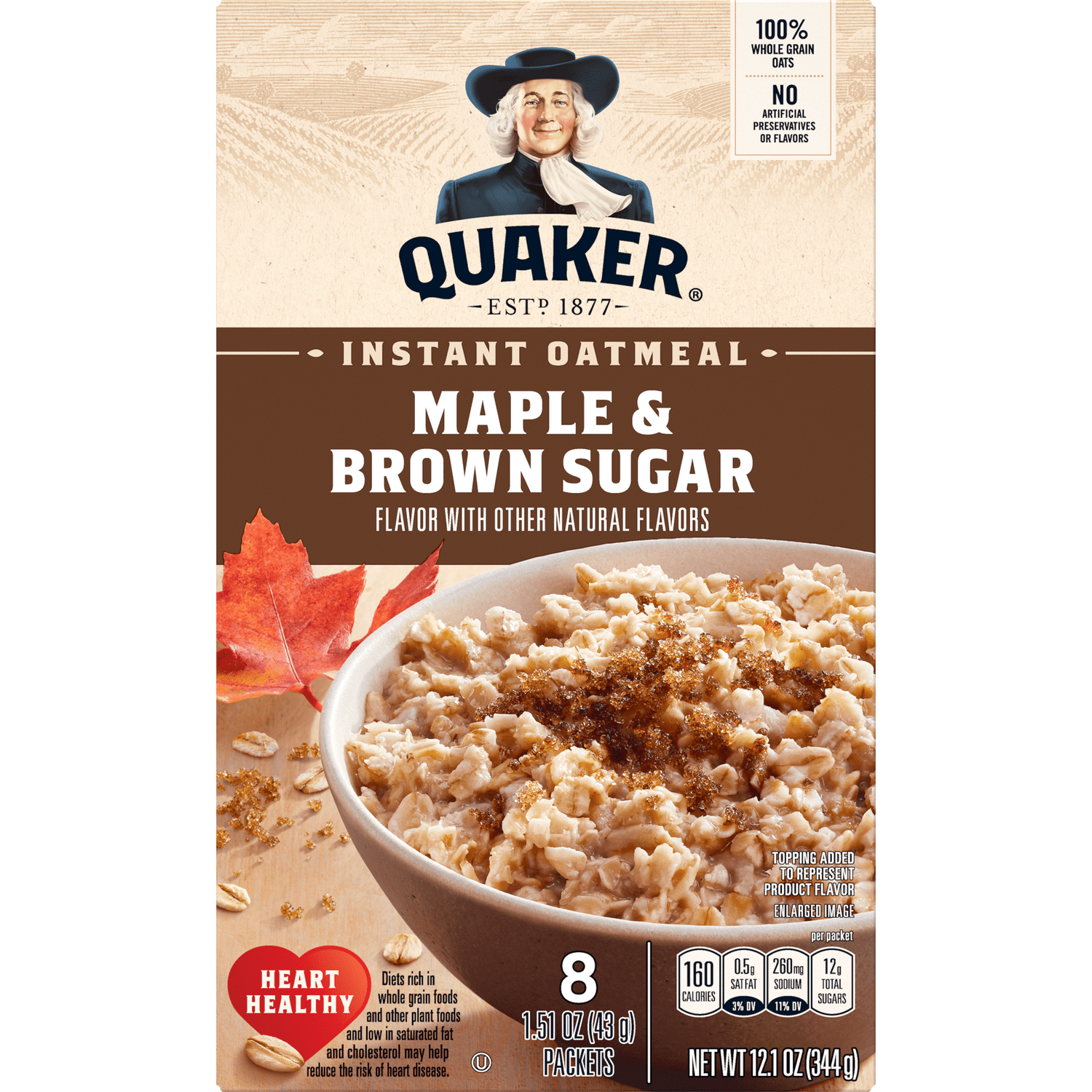 Quaker® Instant Oatmeal - Maple and Brown Sugar