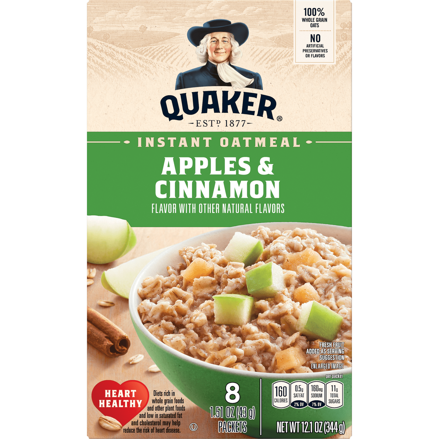 Quaker® Instant Oatmeal - Apples & Cinnamon