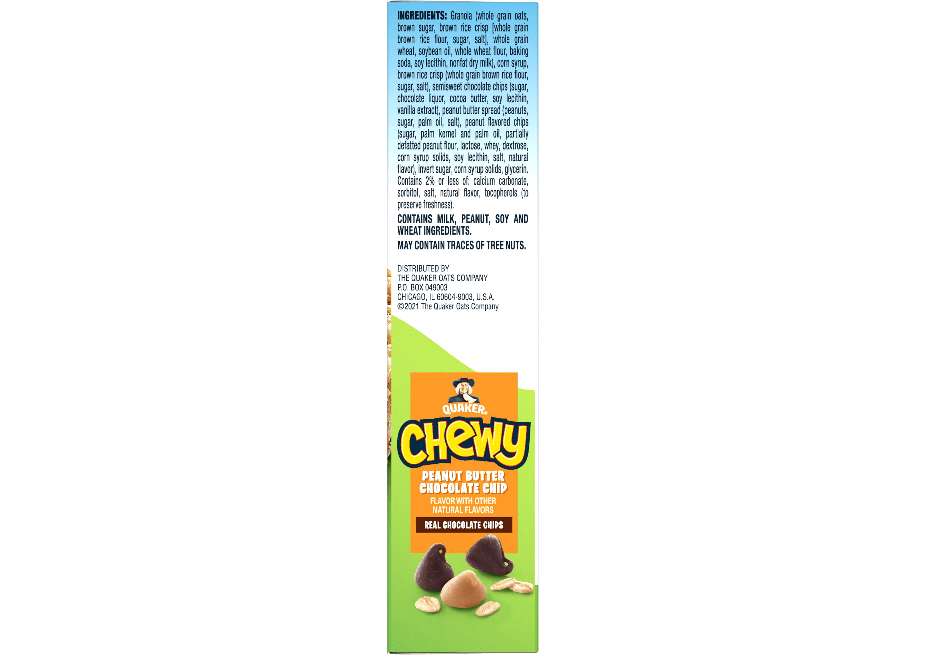 Quaker Chewy Granola Bars Peanut Butter Chocolate Chip
