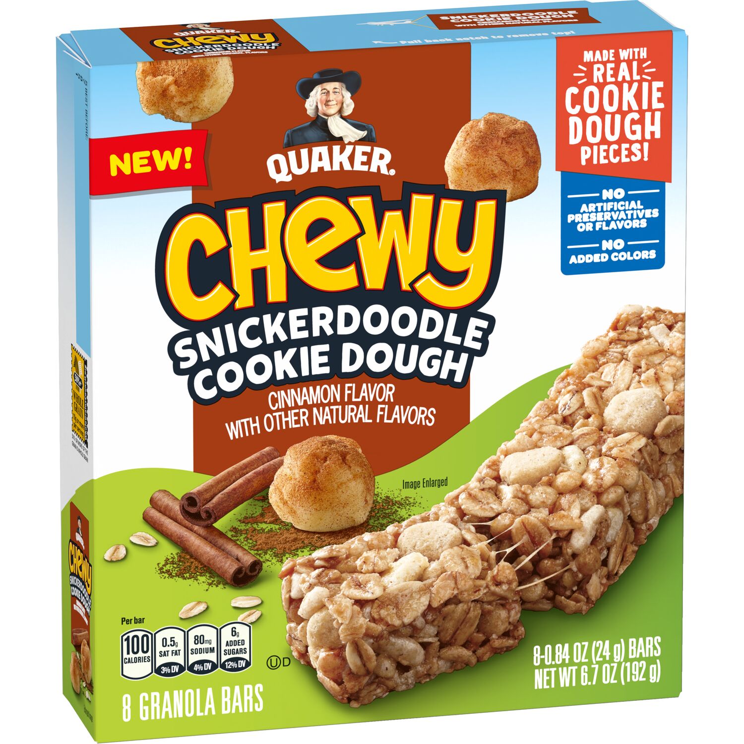 Chewy Snickerdoodle Cookie Dough | Quaker Oats