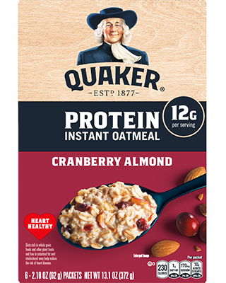 Quaker® Protein Instant Oatmeal - Cranberry Almond
