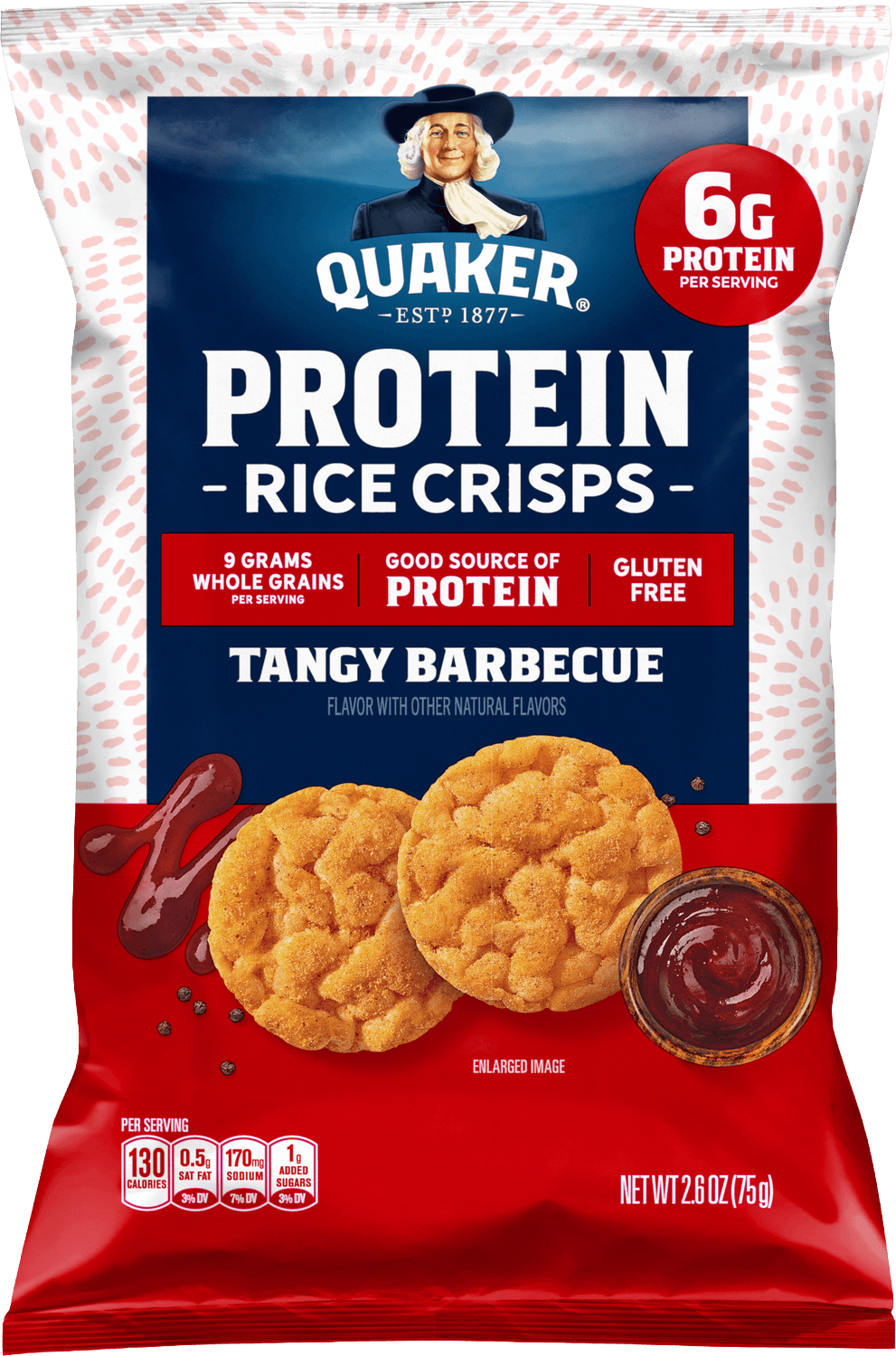 Quaker® Protein Rice Crisps Tangy Barbecue