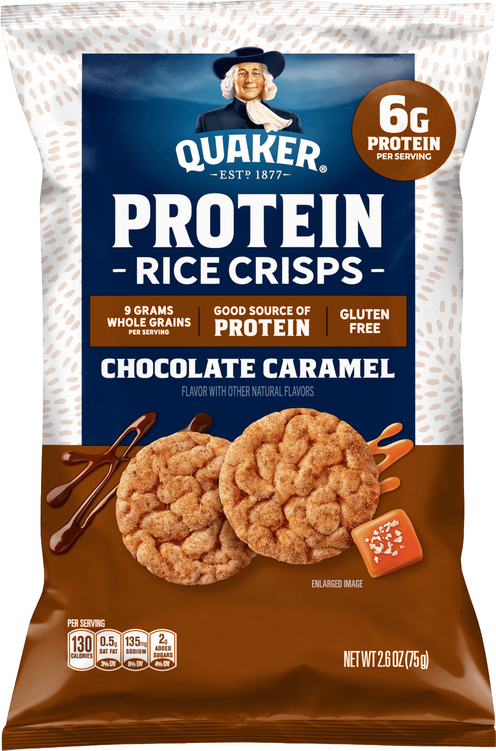 Quaker® Protein Rice Crisps Chocolate Caramel