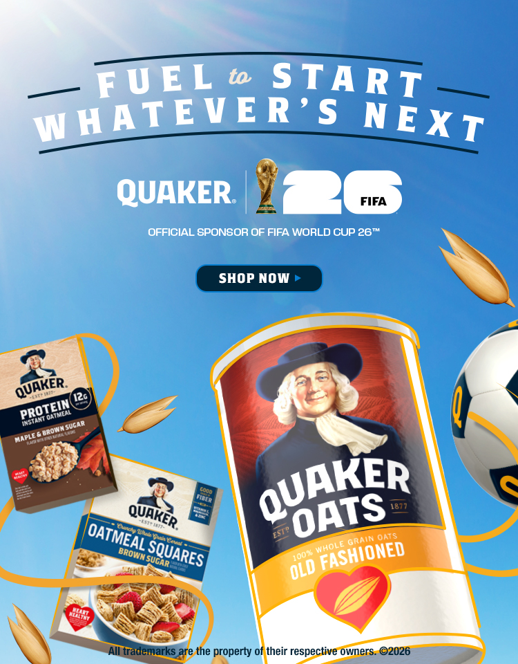 Quaker x FIFA Homepage Banner