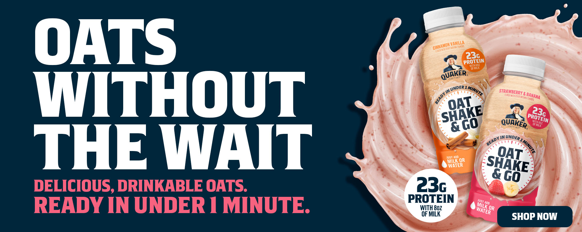 Quaker Oat Shake & Go