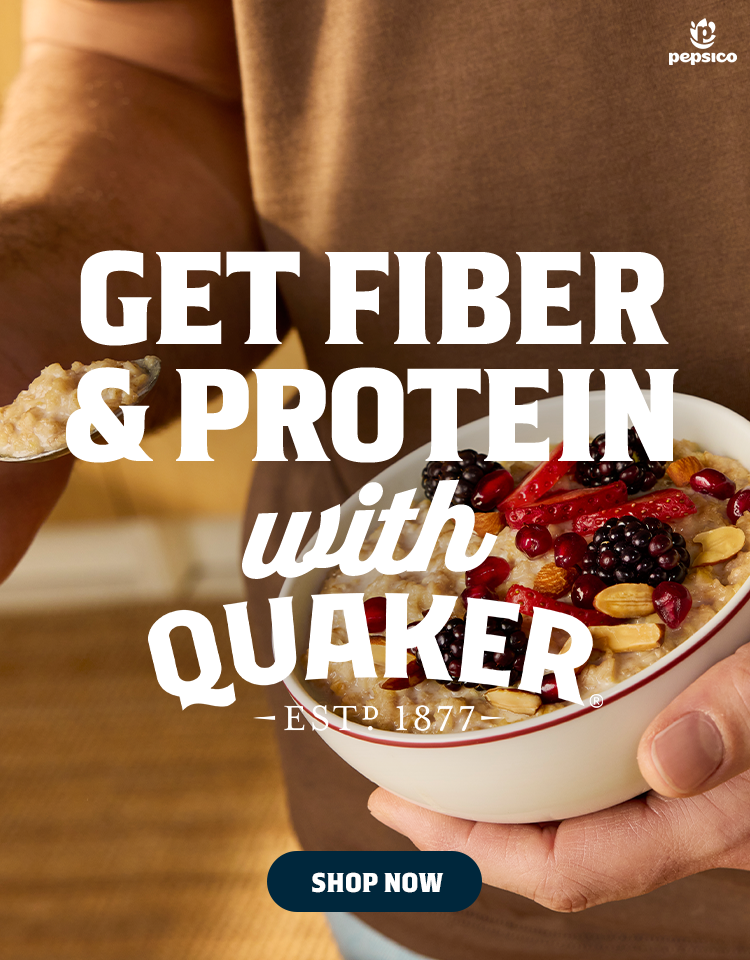 Quaker Fiber Banner