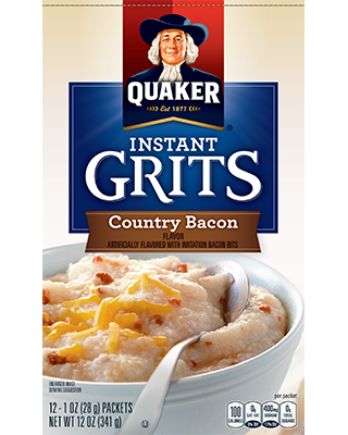 Quaker® Instant Grits - Country Bacon Flavor