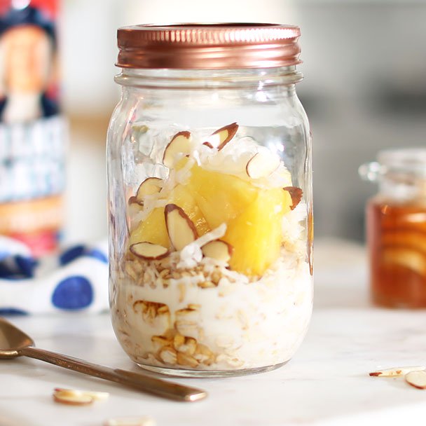 Pina Colada Overnight Oats