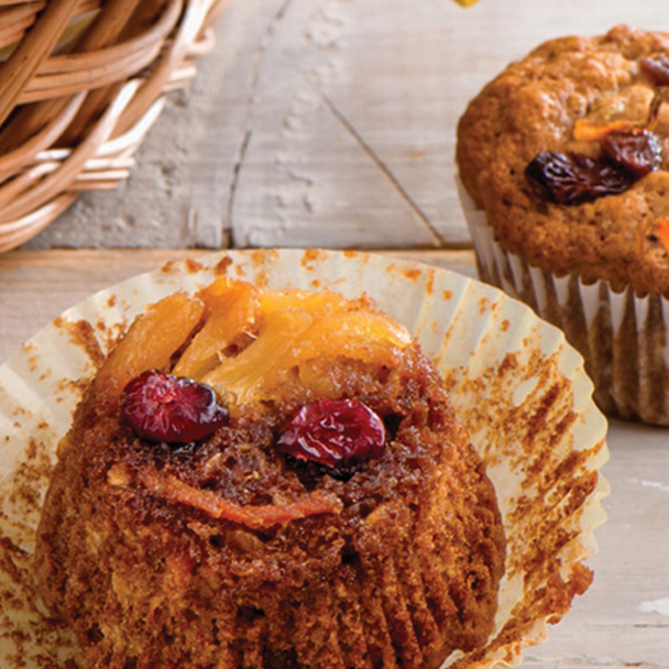 Recipe Funny Face Upside Down Carrot-Oat Cakes