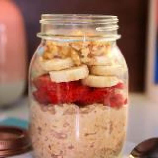 Chocolate Banana Overnight Oats