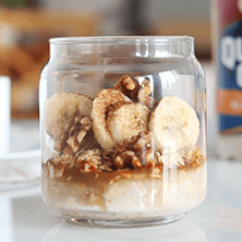 Mocha Banana Overnight Oats