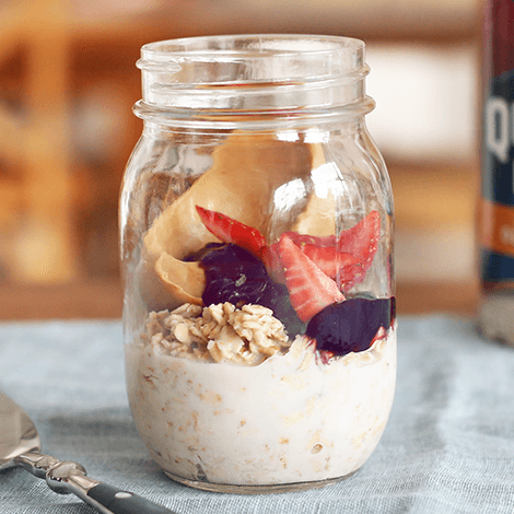 PB&J Overnight Oats