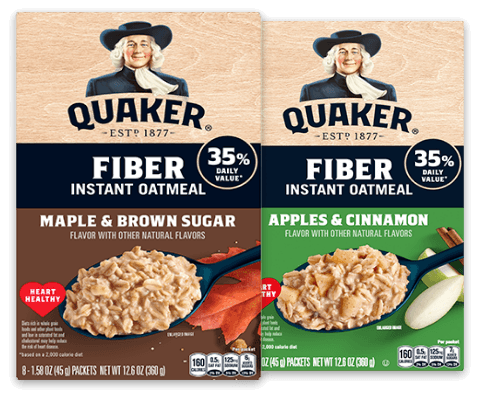 Quaker High Fiber Instant Oatmeal